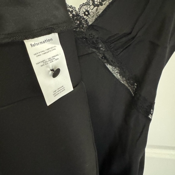 NWOT Reformation Provence Dress Black🖤 - Picture 7 of 7